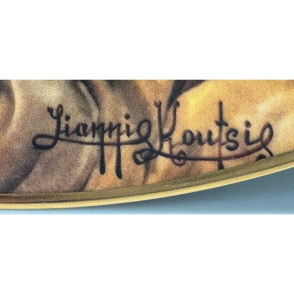 Battle of Amalek, The Promised Land, by Viannis Koutsis, Porcelain plate 8 of 12 - Picture 5 of 10